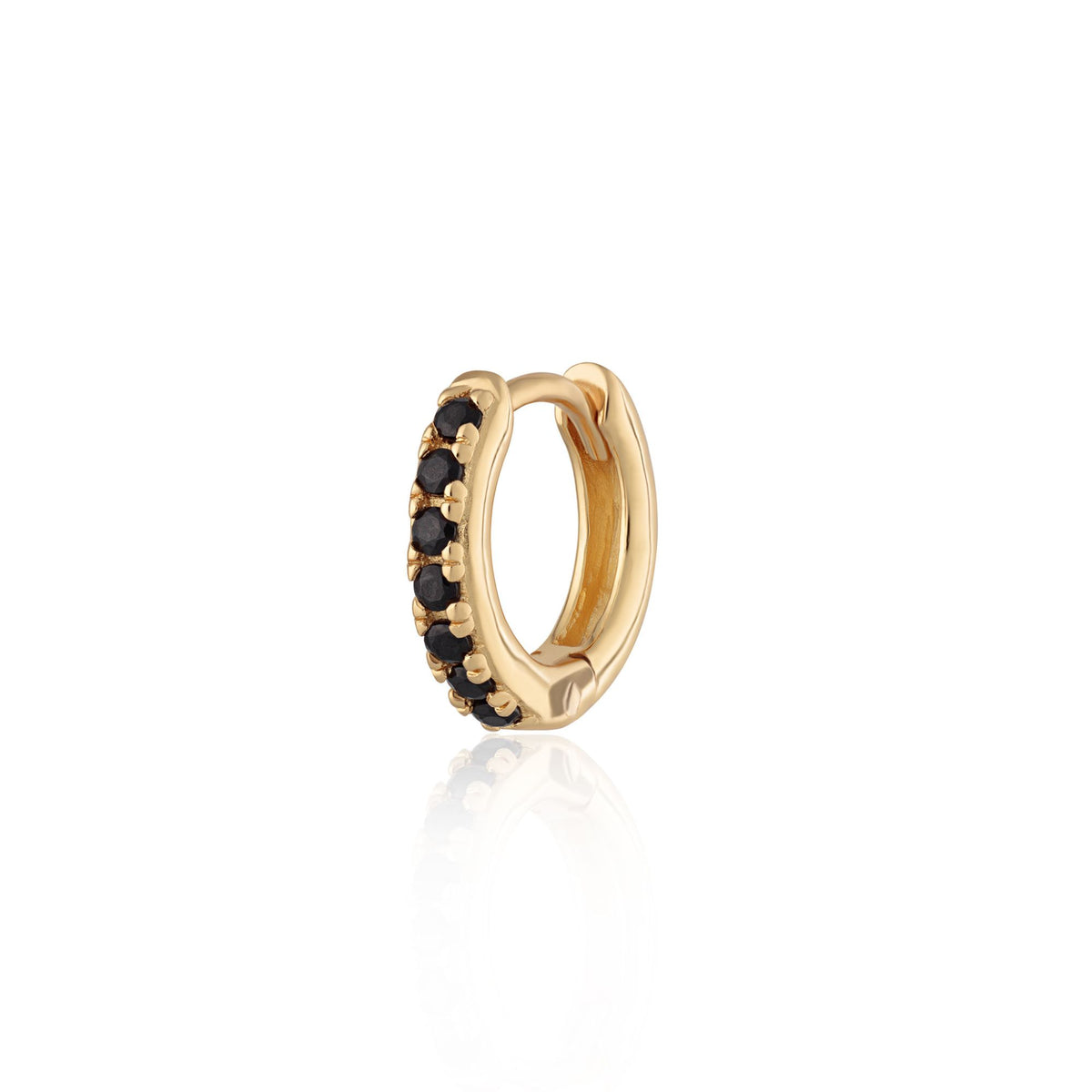 Stone 7mm Cartilage Hoop Single Earring