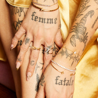 Starburst Open Bangle