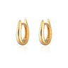 Claw Gold Huggie Earrings