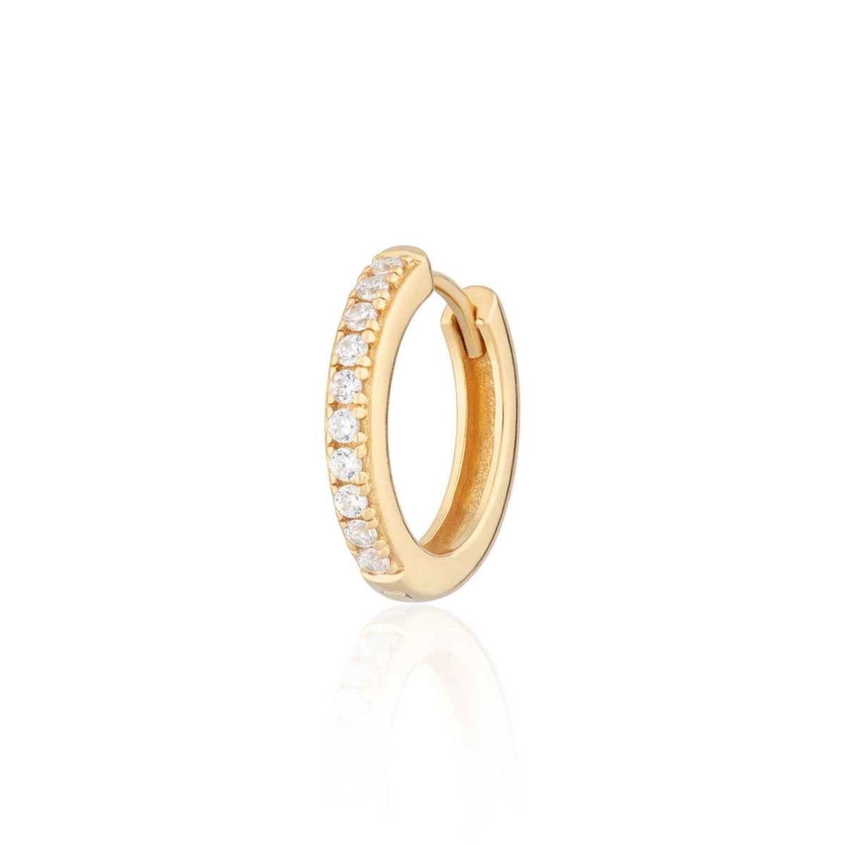 Clear 11mm Conch Hoop Single Earring