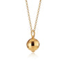 Gold Disco Ball Charm Necklace
