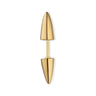 Gold Spike Faux Expander Stud Earring