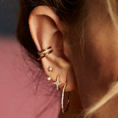 Illusion Ear Cuff | Triple Band Ear Cuff for Women by Scream Pretty