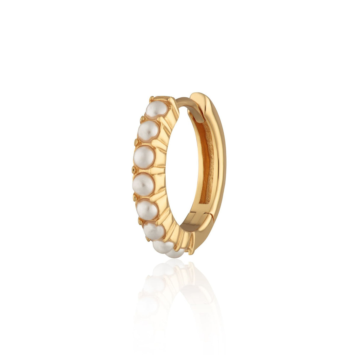 Pearl 11mm Conch Hoop Single Earring