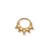Gold Rebel Daith Ring Hoop Earring