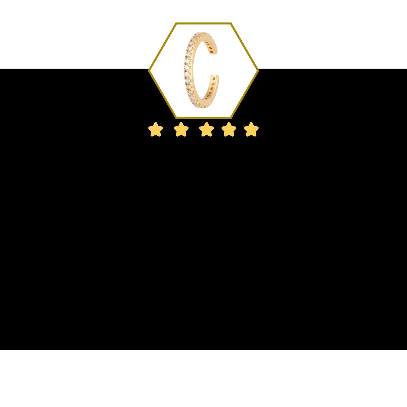 Gold Sparkling Ear Cuff 5 Star Review