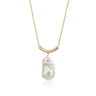 Gold Statement Pearl Necklace