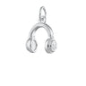 Silver Headphones Charm