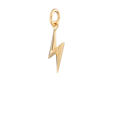 Gold Lightning Bolt Charm