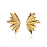 Pair of Gold Phoenix Stud Earrings