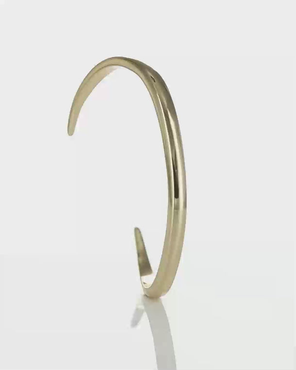 Gold Claw Bangle by Scream Pretty