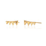 Gold Rebel Ear Climber Earrings | Scream Pretty