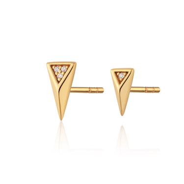 Gold Rebel Mismatched Stud Earrings | Scream Pretty