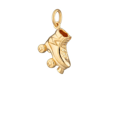 Gold Roller Skate Charm