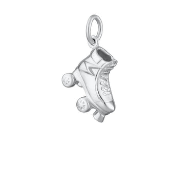 Silver Roller Skate Charm