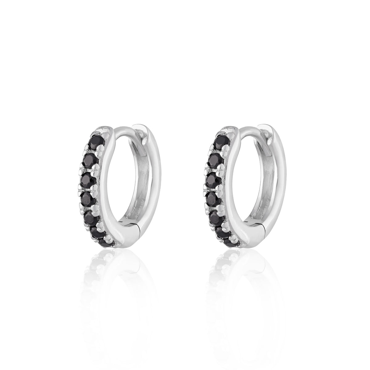 Huggie Earrings Stones