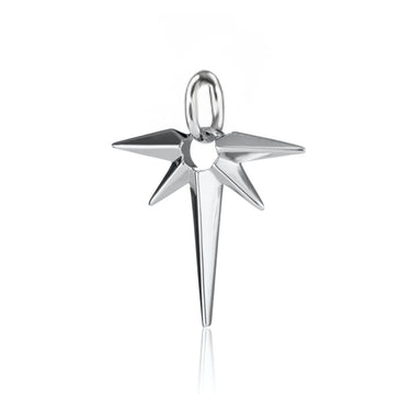 Silver Angel Star Charm for Necklace or Earrings
