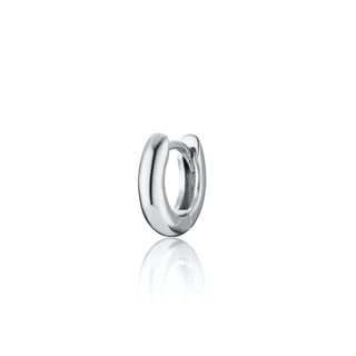 silver hoop earring for rook piercing by Scream Pretty