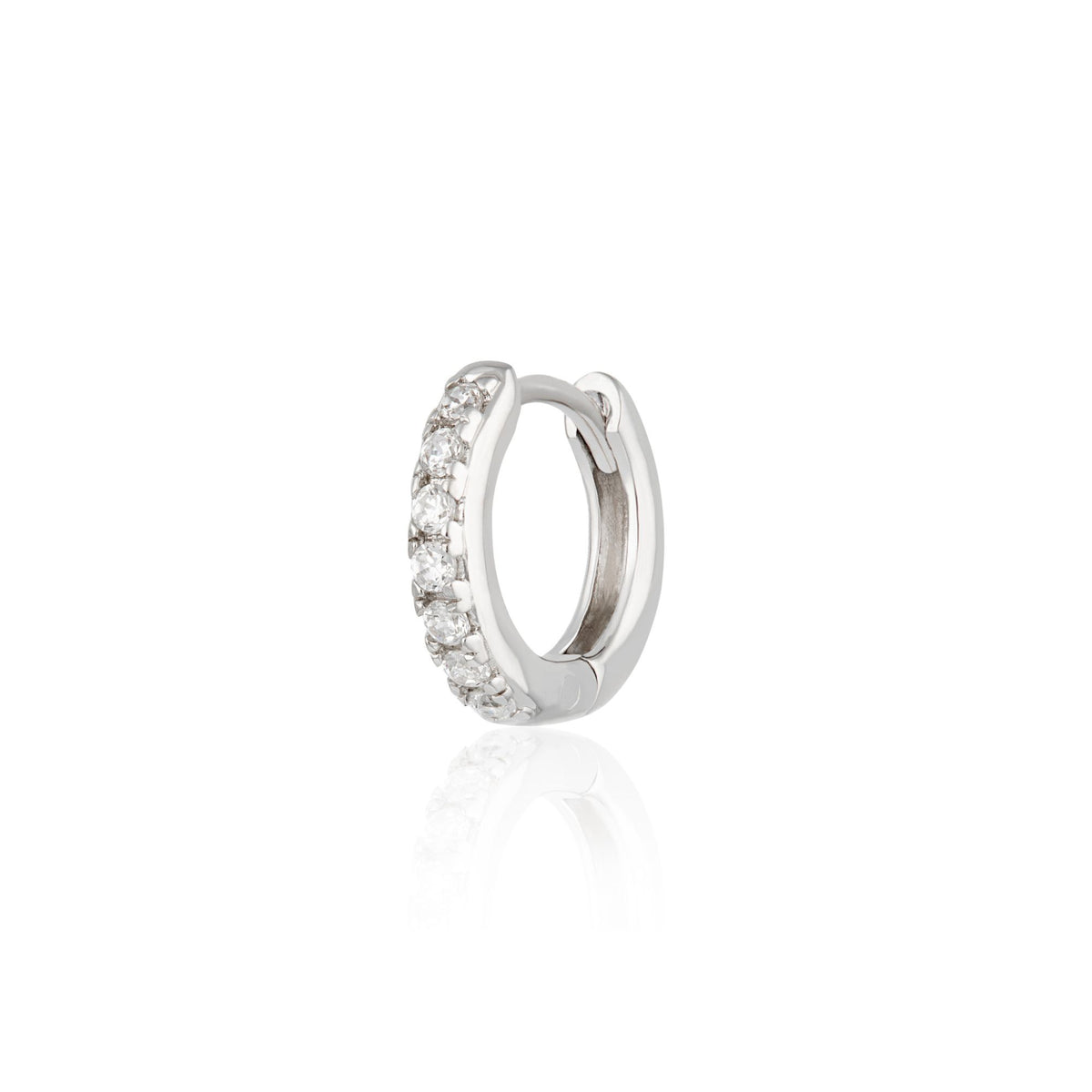 Clear 7mm Cartilage Hoop Earring