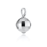 Silver Disco Ball Charm for Bracelet or Necklace