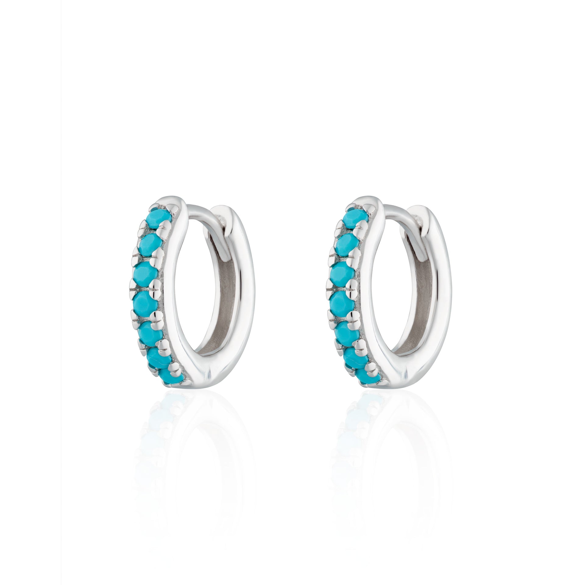 Huggie Earrings Stones