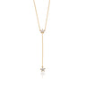 Sparkling Star Drop Necklace in Gold | Scream Pretty