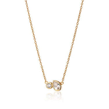 Gold Toi Et Moi Necklace by Hannah Martin X Scream Pretty