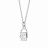 Silver Walkman Charm Necklace