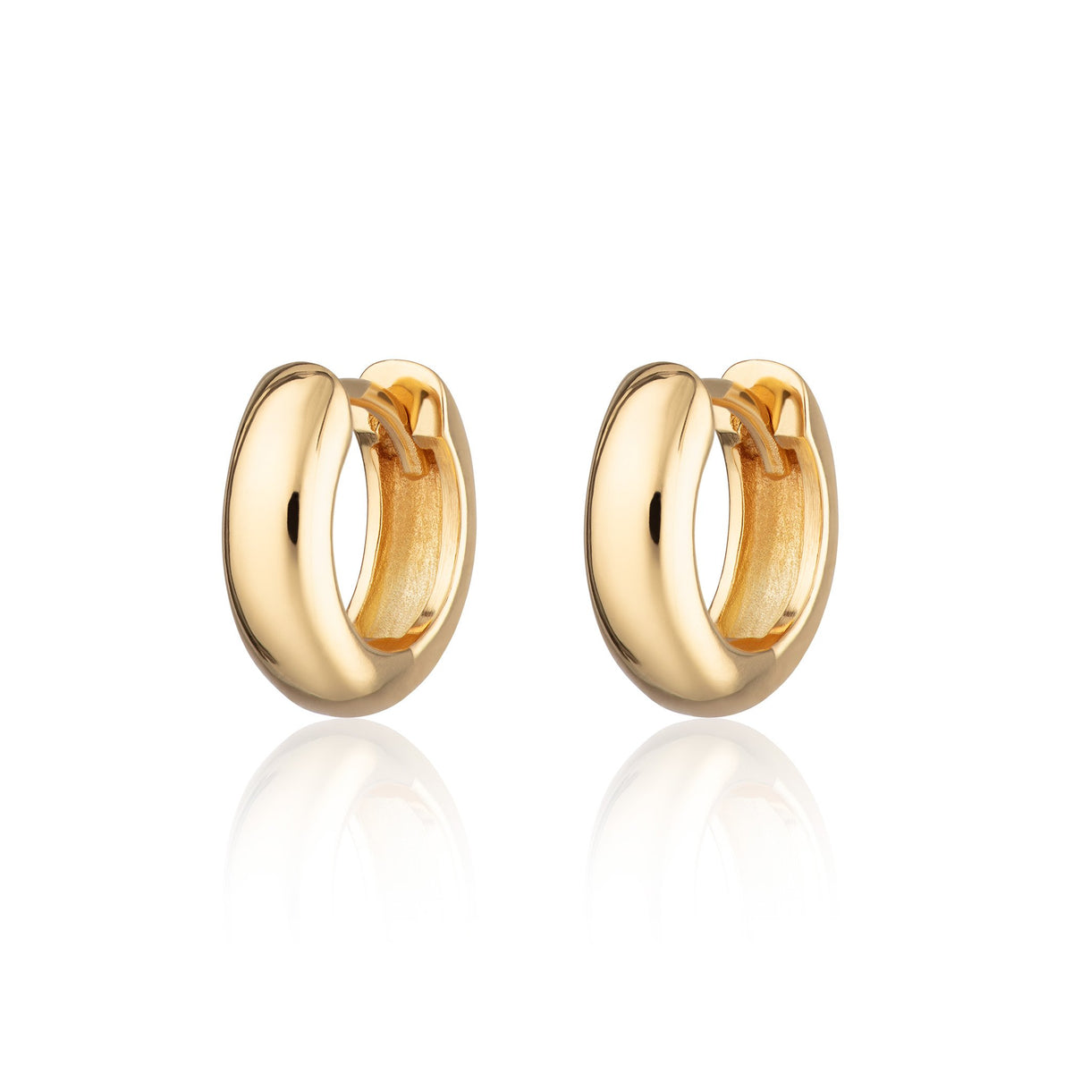 Chunky Huggie Earrings