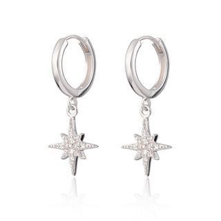 Starburst Hoop Earrings | Celestial Star Hoop Earrings | Scream Pretty