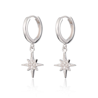 Starburst Hoop Earrings | Celestial Star Hoop Earrings | Scream Pretty