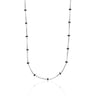 Black Enamel Satellite Chain Necklace | Dainty Bead Chain Necklace | Scream Pretty