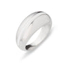 Candy Stripe Dome Ring in White | Silver & Gold Dome Ring for Women by Scream Pretty