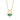 Green Emerald Snake Chain Pendant Necklace | Green Pendant Necklace for Women by Scream Pretty