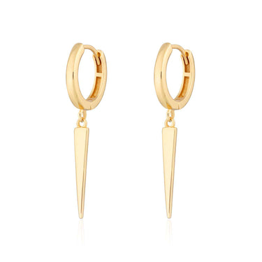 Spike Hoop Earrings | Drop Hoop Earrings | Scream Pretty