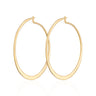Flat Hoop Earrings | Silver & Gold Medium Hoop Earrings | Scream Pretty