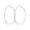 Flat Hoop Earrings | Silver & Gold Medium Hoop Earrings | Scream Pretty