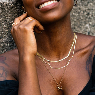 Balloon Dog Necklace |Women's Pendant Necklaces in Silver & Gold by Scream Pretty