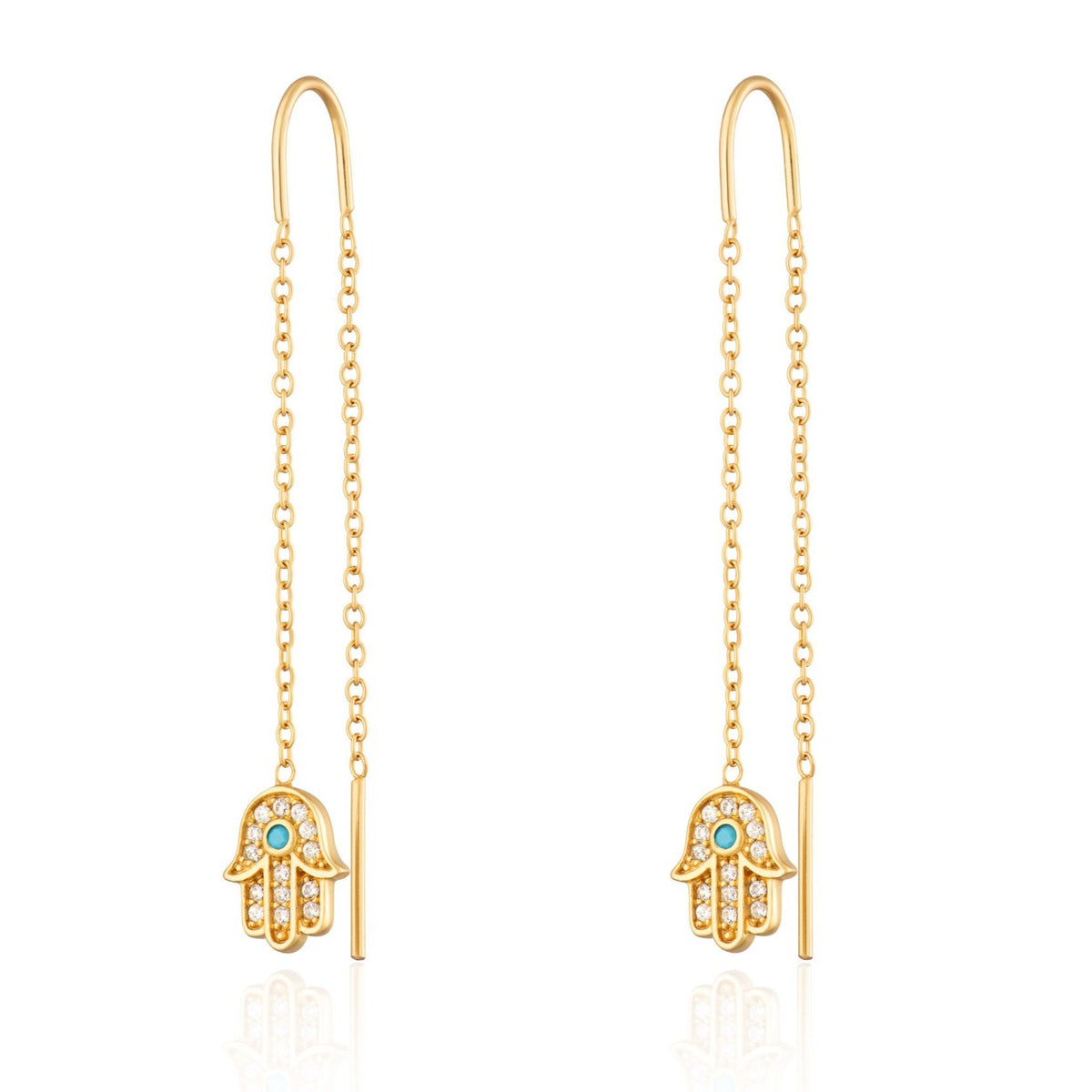 Fatima Hand Threader Earrings