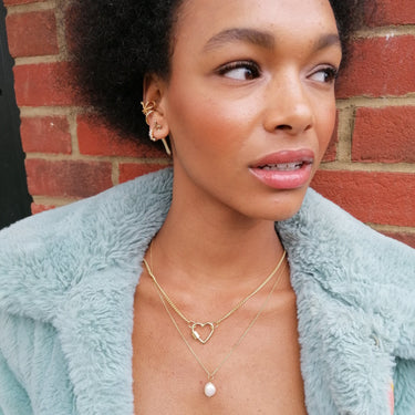 Heart Carabiner Charm Collector Necklace | Charm Collector Necklaces | Scream Pretty