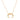 Horn Necklace with Slider Clasp Gold Necklace by Scream Pretty