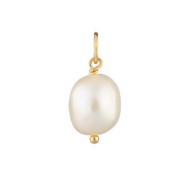 Baroque Pearl Charm Gold Plated Charm by Scream Pretty