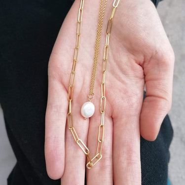 Baroque Pearl Charm | June Birthstone Pearl Charms for Charm Bracelet or Necklace | Scream Pretty