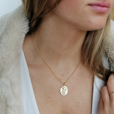 Capricorn Zodiac Necklace | Silver & Gold Star Sign Pendant Necklaces by Scream Pretty