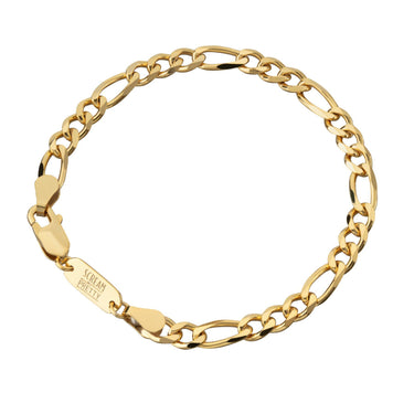 Figaro Chain Bracelet | Silver & Gold Figaro Curb Chain Bracelet for Women | Scream Pretty