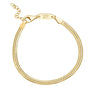 Flat Snake Chain Bracelet | Silver & Gold Herringbone Bracelet for Women| Scream Pretty