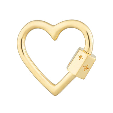 Heart Carabiner Charm Lock for Charm Collector Necklace | Scream Pretty