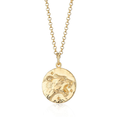 Leo Zodiac Necklace Lioness  by Scream Pretty