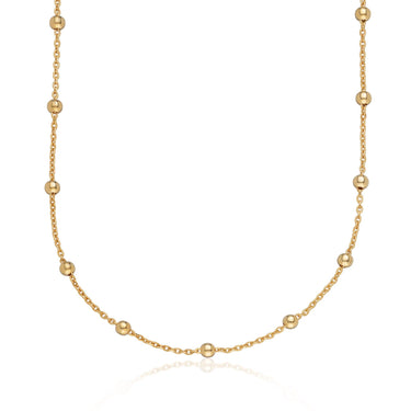 Satellite Chain Necklace  | Silver & Gold Bead Chain Necklace for Women | Scream Pretty