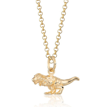 Fantex Iced Out Shiny Lab Diamond Roaring Dinosaur Pendant with Rope Chain  Necklace, 14K Gold Plated Hip Hop Jewelry for Men Women (Gold) | Amazon.com